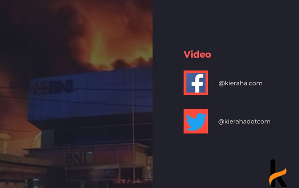 Video Kantor BNI Cabang Ternate Terbakar