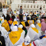 Calon Haji asal Maluku Utara Ziarah di Pasar Kurma dan Masjid Quba