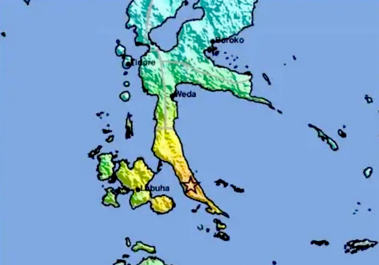 Gempabumi 7,2 SR Guncang Maluku Utara Tidak Berpotensi Tsunami