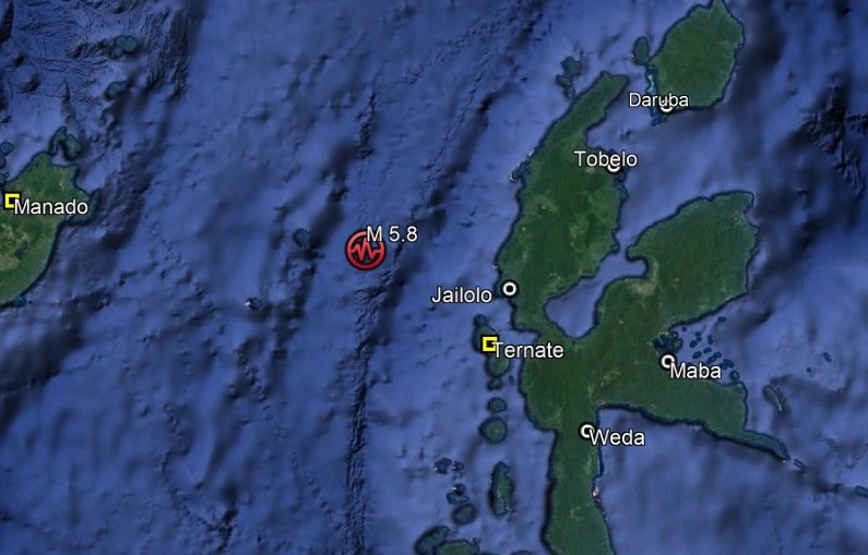 Dampak Gempa 5,8 M di Ternate Maluku Utara