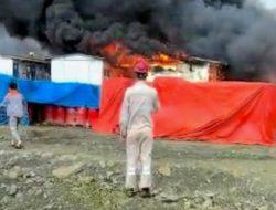 Kebakaran Hebat Kembali Terjadi di IWIP Halmahera Tengah