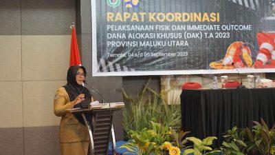 PUPR Maluku Utara Gelar Rakor Evaluasi Penggunaan DAK 2023