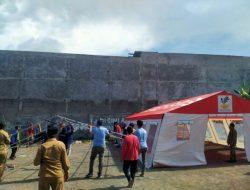 Dinsos Kota Ternate Bangun 2 Tenda Pengungsian Korban Kebakaran