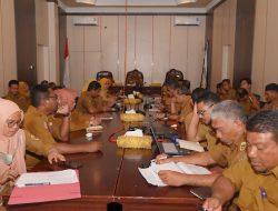 Pemkot Tidore Gelar Rapat Evaluasi Capaian Dokumen MCP
