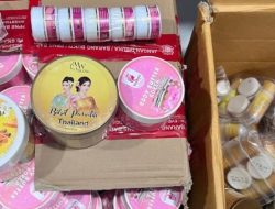 Tersangka dan Babuk Kosmetik Ilegal Diserahkan ke Kejari Ternate