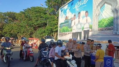 Berbagi Takjil ala Polres Ternate di Bulan Penuh Berkah