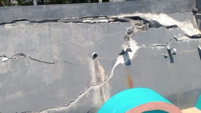 Proyek Milik Balai Prasarana di Pandara Kananga Ternate Bermasalah