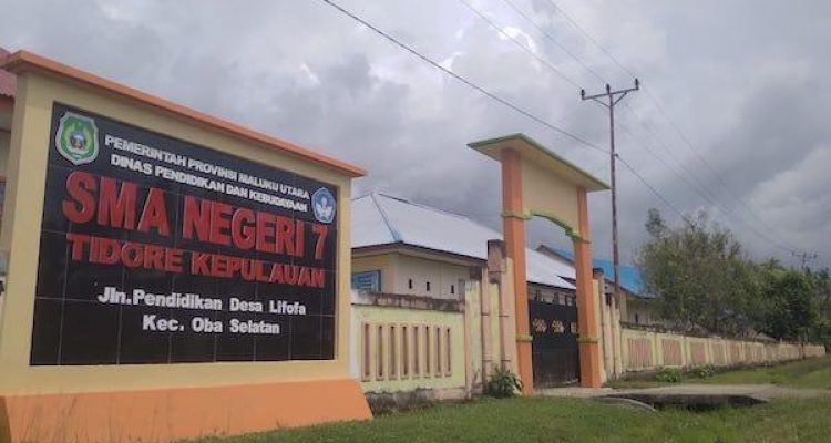 SMA Negeri 7 Tidore Kepulauan. (Akbar Amin/kieraha.com)